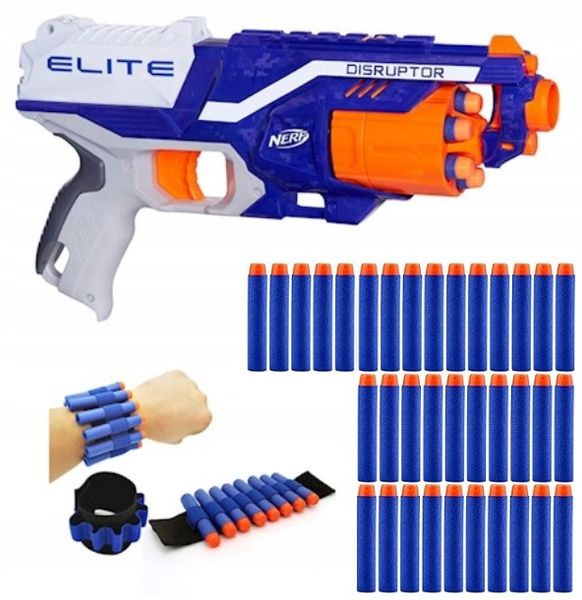 PISTOLET NERF ELITE DISRUPTOR NA STRZAŁKI +DODATKI zdjęcie 1