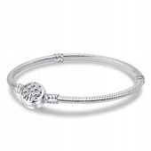 Bransoletka modułowa baza do Charms SREBRO 925 Drzewo 21 cm