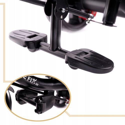 Rowerek Trójkołowy dla Dzieci Wolne Koło Obracane Siedzenie Granatowy na Arena.pl