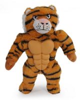 Zabawka dla psa - pluszowy tygrys z piszczałką i elementami TPR Camon 30cm