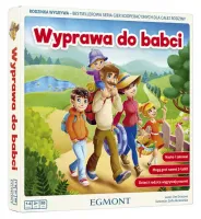 Rodzinna kooperacyjna gra planszowa dla dzieci i rodziców Wyprawa do babci