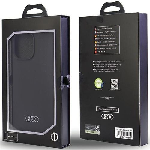 Audi Silicone Case iPhone 14 Pro Max 6.7" czarny/black hardcase na Arena.pl