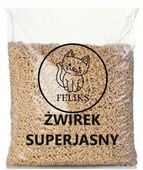 Żwirek drewniany pellet jasny 15kg dla kota królika gryzonia świnki chomika