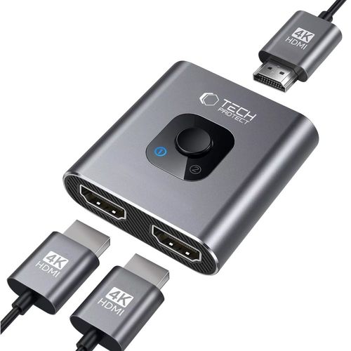 tech-protect hb07 hub adapter 2in1 hdmi 4k 60hz space grey na Arena.pl