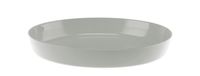 Podstawka plastikowa pod doniczkę CRISTAL 17 cm szara połysk