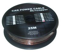 KAB0716B Kabel samochodowy 12Ga OD4.5mm CU+AL 25m