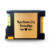 Kocham Cię Dziadku - grawerowana miara z notesikiem DLA DZIADKA DZIADEK