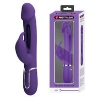 pretty love   kampas dark purple, 7 vibration functions 4 licking settings
