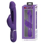 pretty love   kampas dark purple, 7 vibration functions 4 licking settings