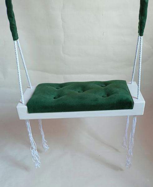 Huśtawka PŁASKA DLA DZIECI pokój dom ogród ZIELEŃ zdjęcie 3