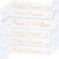 Szarfy Ozdobne Na Wieczór Panieński Dekoracja