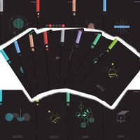 ZESTAW ZESZYTÓW TEMATYCZNYCH komplet ZESZYT PRZEDMIOTOWY ZE ŚCIĄGĄ A5 8szt