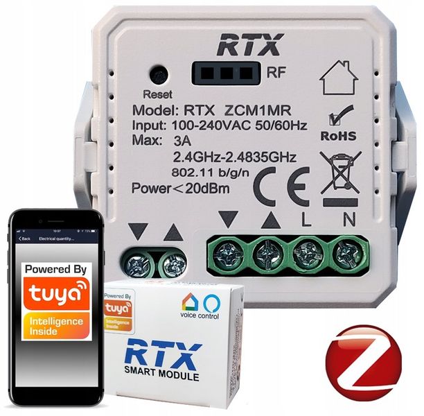 RTX Moduł Sterownik Rolet TUYA ZigBee TUYA DOPUSZKOWY zdjęcie 1