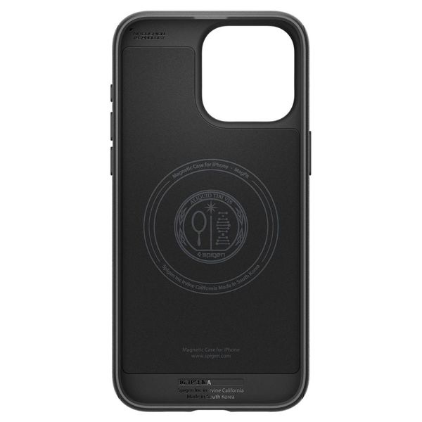 spigen mag armor magsafe iphone 15 pro matte black zdjęcie 4