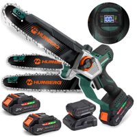 Piła łańcuchowa akumulatorowa 2x2,0 Ah PRO gałęziówka 10" 8" pilarka Humberg HM-437