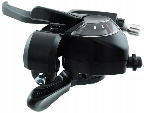 Klamkomanetka Lewa Przód Czarna Shimano ST-EF41 3 Rzędowa na Arena.pl