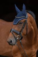 Nauszniki dla konia Linea, granatowy, roz. Pony, Covalliero