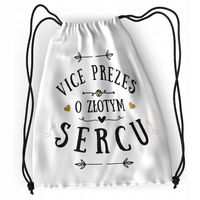 Plecak Sportowy Szkolny Vice Prezesa Worek Torba Z Nadrukiem Ze Zdjęciem