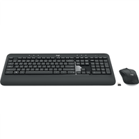 Zestaw klawiatura + mysz membranowa Logitech MK540 920-008685 (USB;  kolor czarny; optyczna; 1000 DPI)