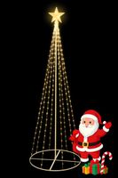 Choinka LED Na Stelażu Programator 8 Trybów Świecenia Łańcuch Świetlny