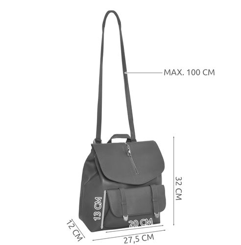 Plecak damski szary T8908 na Arena.pl