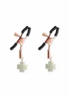 ns novelties nipple clamps g4 - regulowane klamry z silikonowymi końcowkami