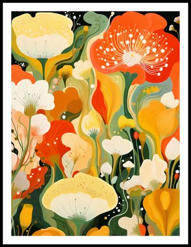 Plakat 60x80cm Kwiatowy Raj na Arena.pl