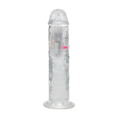 Led Vibrating Straight Cock - 20 Cm - Transparent na Arena.pl