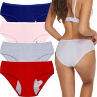 MAJTKI FIGI DAMSKIE BAWEŁNIANE MENSTRUACYJNE na miesiączkę ZESTAW