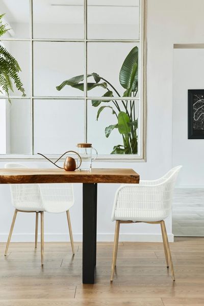 Krzesło Becker białe/naturalne zdjęcie 13