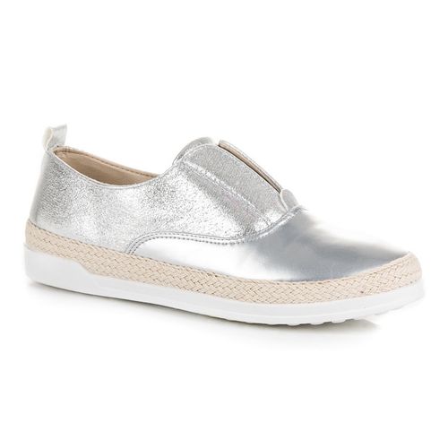 Srebrne Trampki Espadryle r.40 na Arena.pl