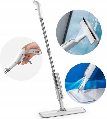 MOP ze SPRYSKIWACZEM+MYJKA DO OKIEN SZYB 3w1 SPRAY MOP Promis ULTRAMOP MS80 na Arena.pl