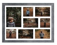 Ramka na 8 zdjęć Hekla 40x50x8 MDF galeria zdjęć beton 1szt.