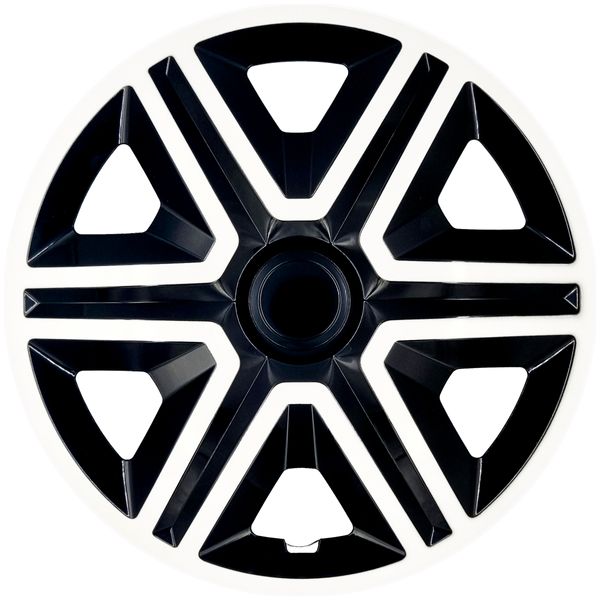 4x Kołpaki 16 NRM ACTION WHITE BLACK TUNING zdjęcie 2