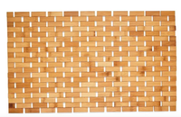 Mata bambusowa 80x50 ŁAZIENKOWA DREWNIANA ANTYPOŚLIZGOWY DYWANIK