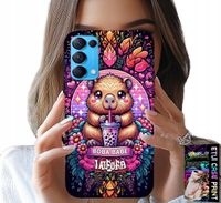 ETUI DO OPPO RENO5 4G 5G - SŁODKA KAPIBARA Z SZEJKIEM, SUPER WZORY