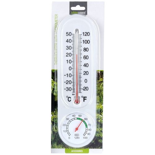 Termometr z higrometrem biały 22 cm na Arena.pl