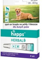HAPPS krople na pchły i kleszcze dla dużych psów