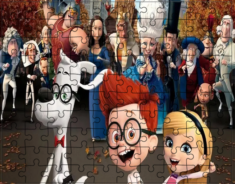 Puzzle Pan Peabody i Sherman zdjęcie 1