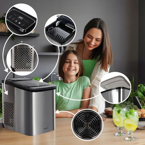 Kostkarka do lodu EBERG domowa maszyna do kostek 12kg 160W ekspresowy na Arena.pl