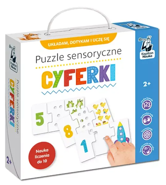Puzzle Sensoryczne 30 Elementów. Cyferki zdjęcie 1