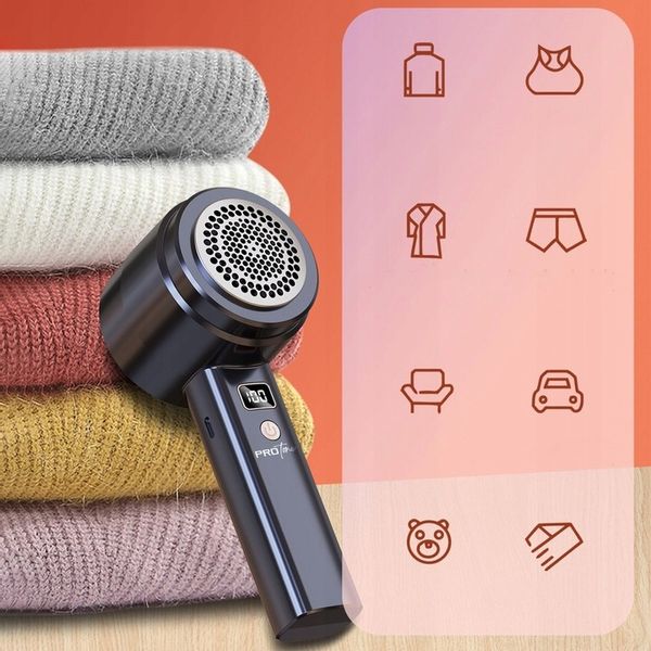 GOLARKA DO UBRAŃ TAPICERKI 8W AKUMULATOROWA +2 OSTRZA +LED +SUPER 3-SPEED zdjęcie 4