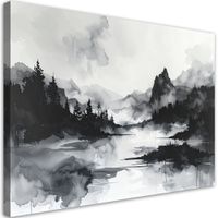 Obraz skandynawski dekoracja do salonu sypialni biura i loftu,