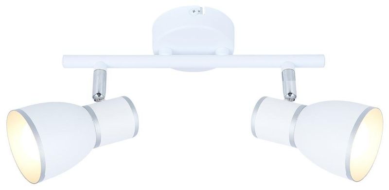 Fido listwa 2x40W E14 biały+chrom zdjęcie 1