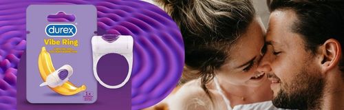 Durex Vibe Ring Nakładka wibracyjna Pierścień Stymulujący Wzmacnia Orgazm na Arena.pl