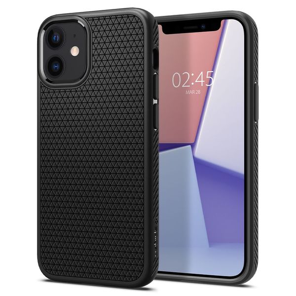 SPIGEN LIQUID AIR IPHONE 12 MINI MATTE BLACK zdjęcie 1