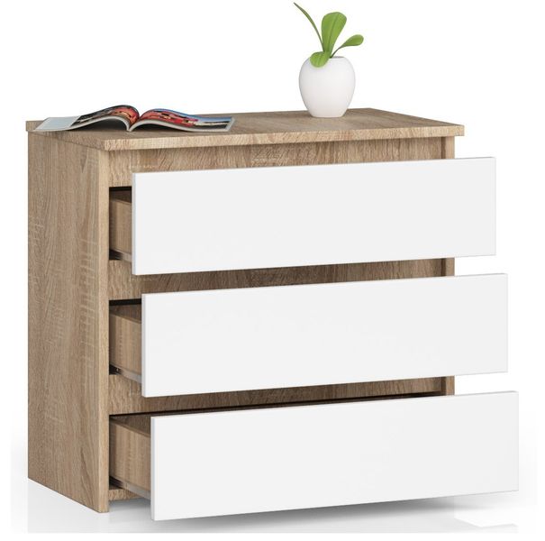 SZAFKA NOCNA CL3 60 cm SONOMA / BIAŁA zdjęcie 2