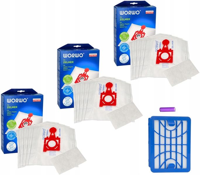 FILTR HEPA WORKI DO ZELMER JUPITER SOLARIS +GRATIS zdjęcie 1