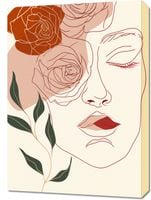 Obraz 50x70cm Beż i Twarz