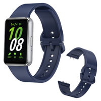 Pasek silikonowy do Samsung Galaxy Watch Fit 3 opaska granatowy smartwatch